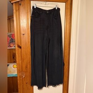 Free People Black Old West Slouchy 27 or 28